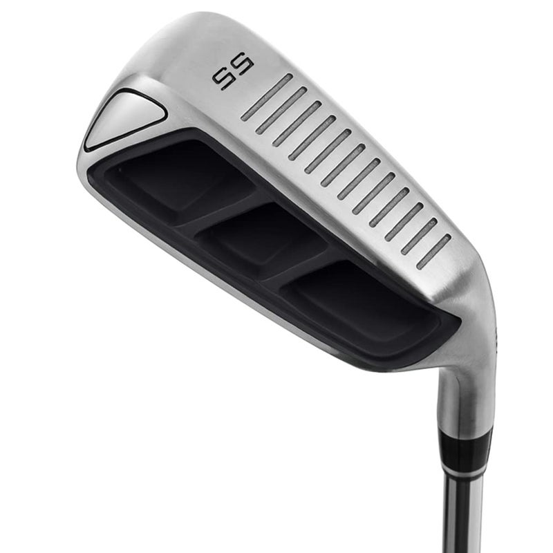 MAZEL Golf Pitching & Chipper Wedge,Right Handed,35,45,55 Degree Available for Men & Women (Right, Stainless Steel (Black Head), S, 55) - Image 1